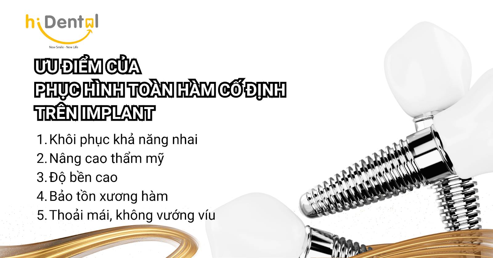 Phục Hình Toàn Hàm Cố định Trên Implant